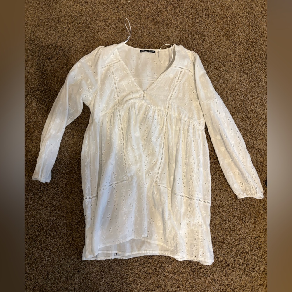 Zara- white dress medium